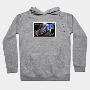 Coruscant Travel Postcard Hoodie